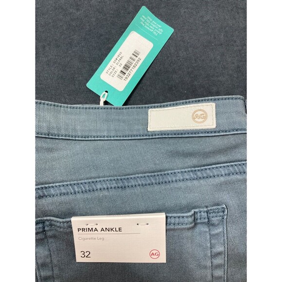 AG Adriano Goldschmied Pants Women Size 32 Regular Prima Ankle Cigarette Leg NWT - Picture 2 of 13